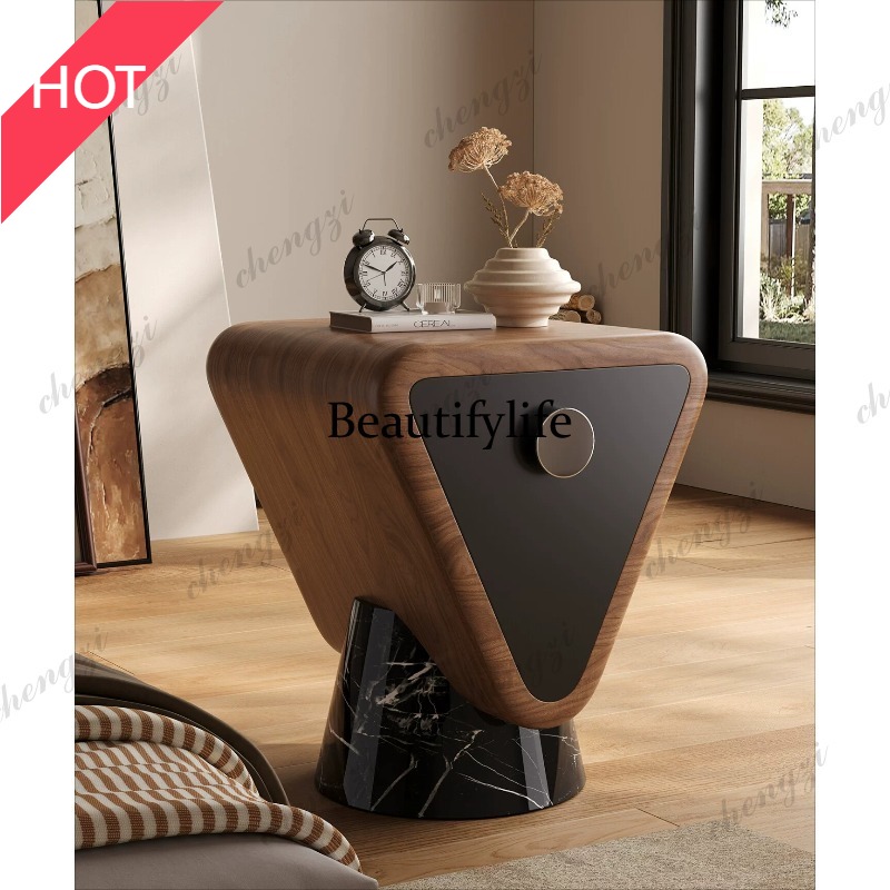 9344 Marble bedside table Soli - Tables ulasan dan harga