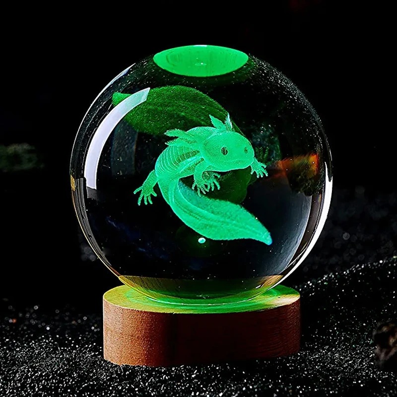 D2 3D Axolotl Lamp Engraved Cr - Floating Nightstand With Led Light ulasan dan harga