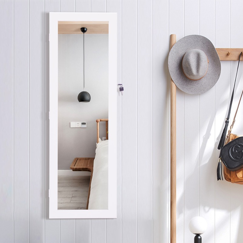 Mirror full body dressing mirr - Full Length Mirror Jewelry Armoire ulasan dan harga
