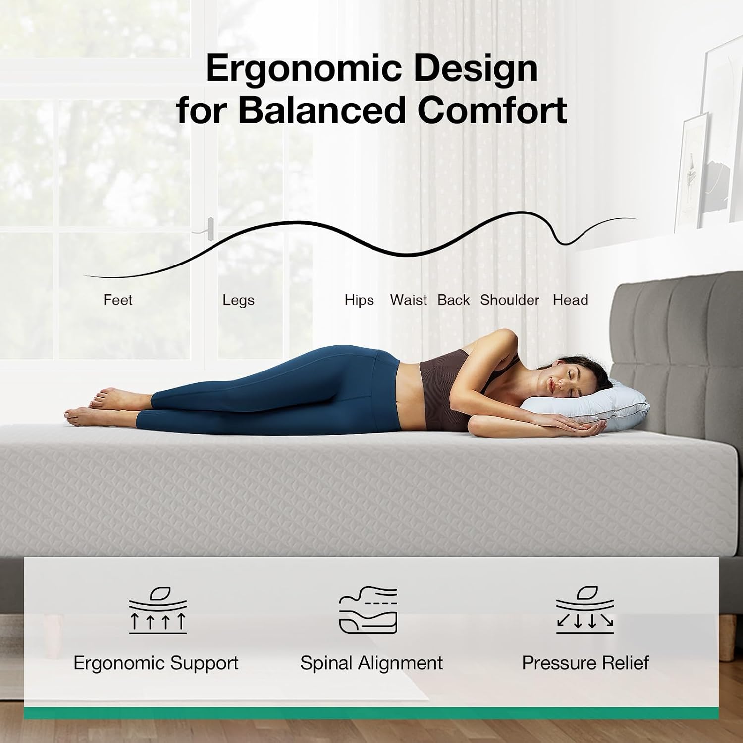 King Size 12 Inch Memory Foam  - Memory Foam Mattress In A Box Queen ulasan dan harga