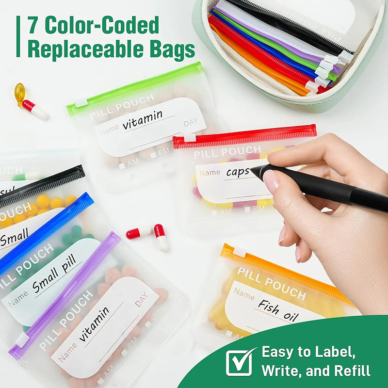 7/14 Pouch Weekly Pill Organiz - Storage ulasan dan harga